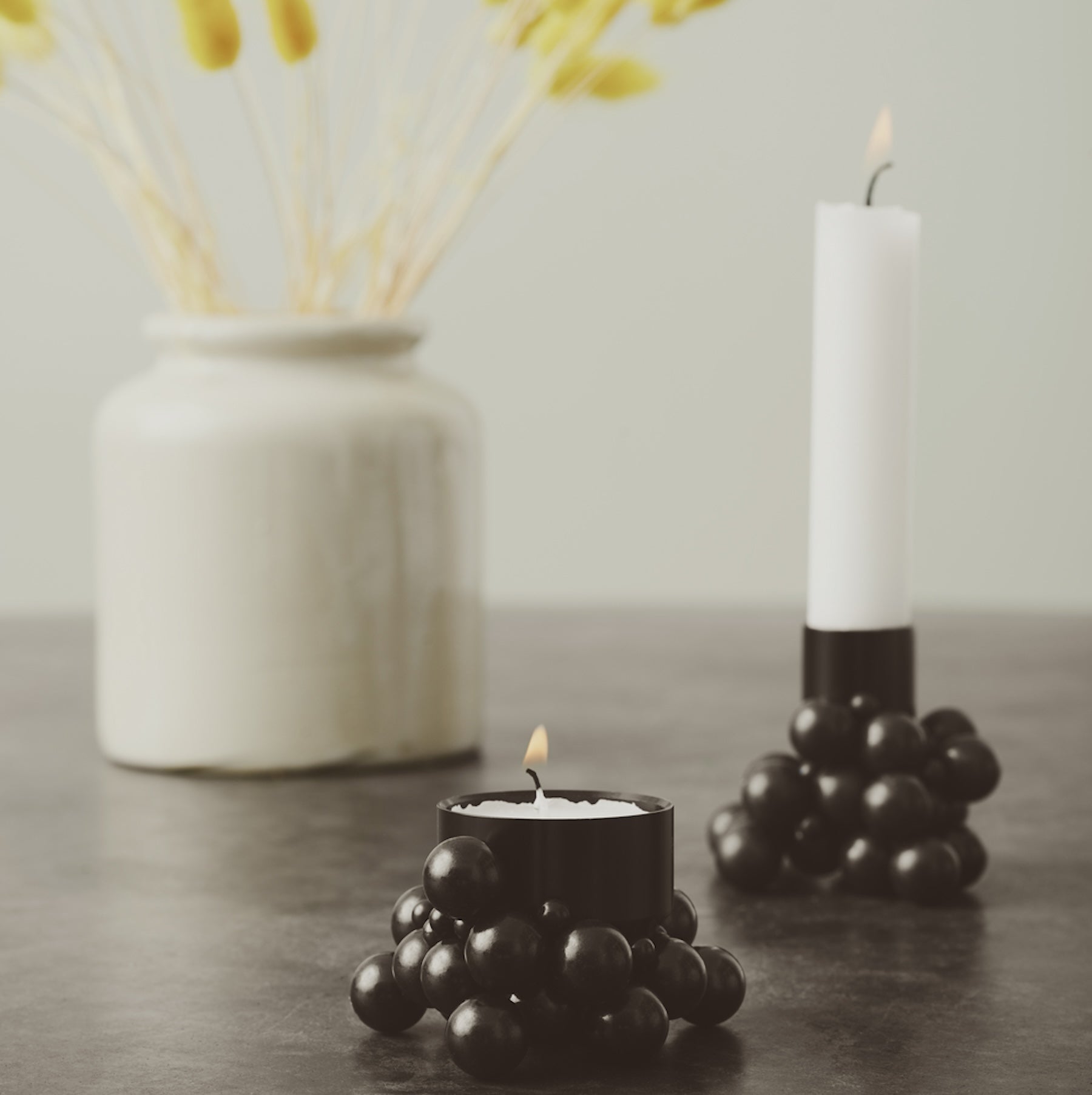 MOLEKYL tealight, black