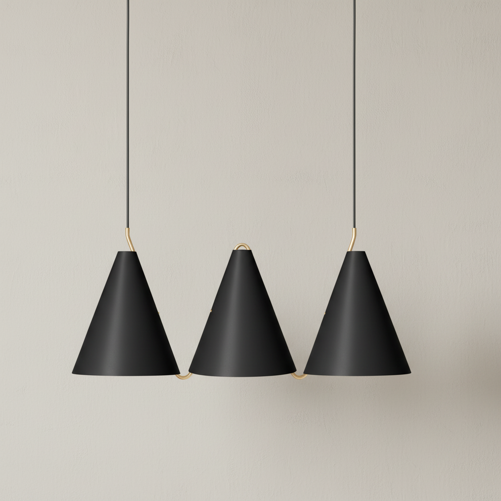 Mosaik Pendant — Creamy Beige-Grey Wall