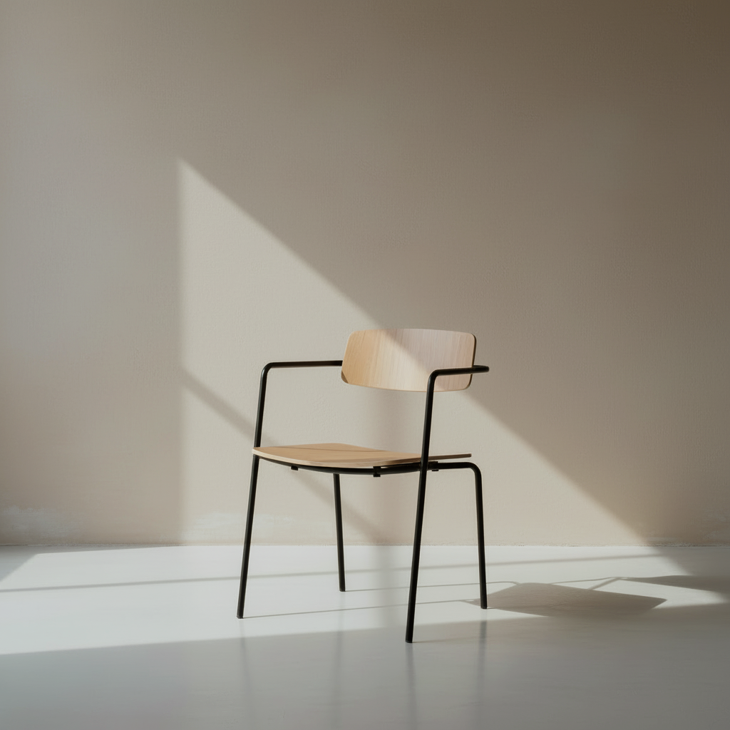 FLOAT chair - natural oak