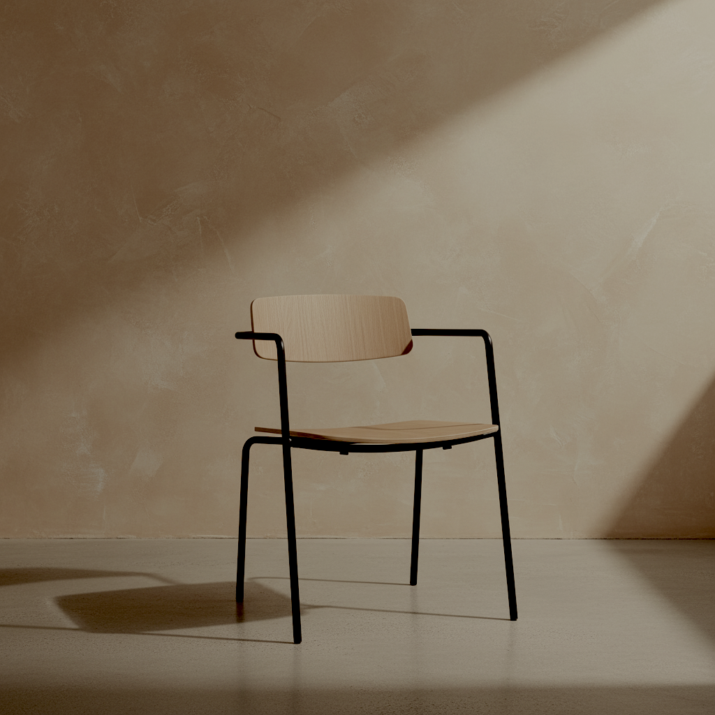 FLOAT chair - natural oak