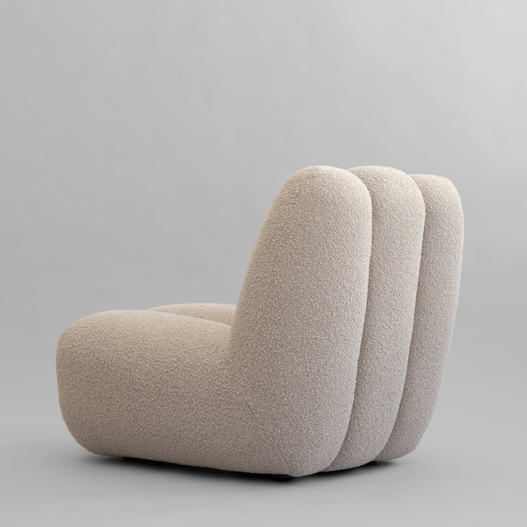 Toe Chair - Smoked Sand Bouclé