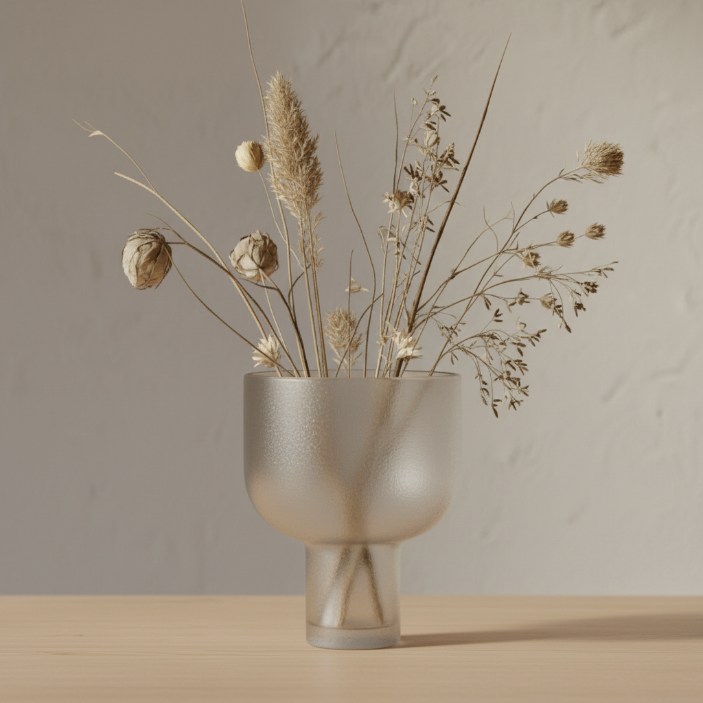 Nebl Frosted Vase – Close-Up