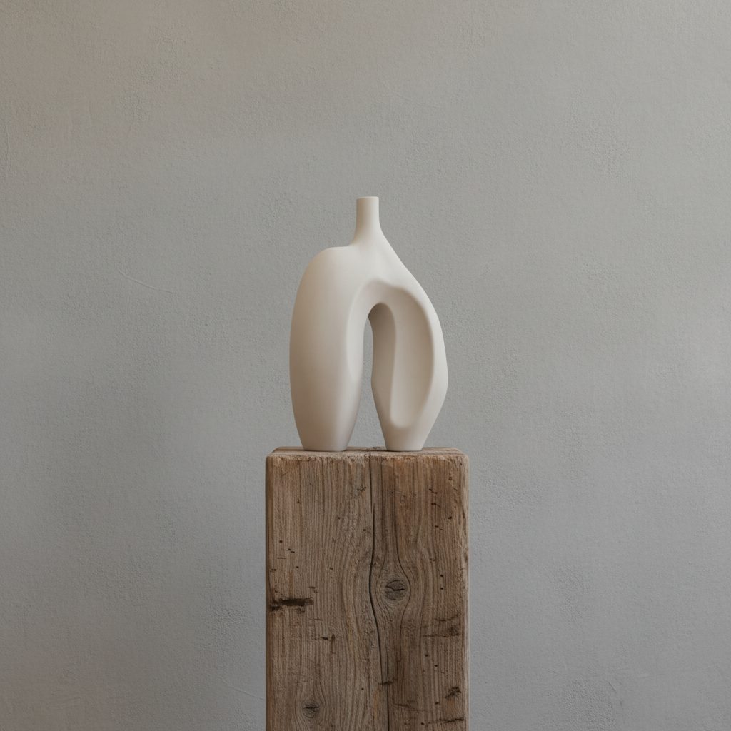 Ni Vase Medio – Barn Beam Podium