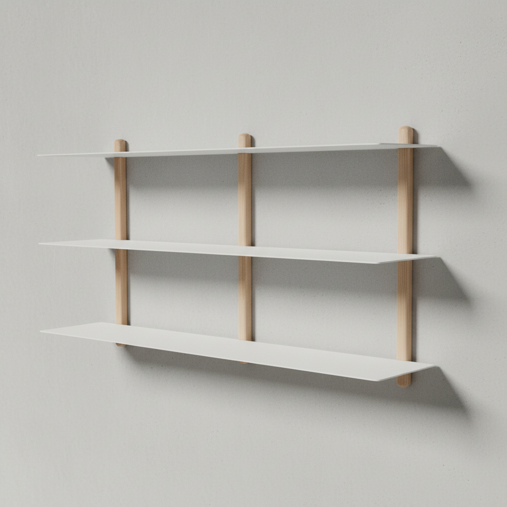 Nivo Shelf D 3/4 angle view