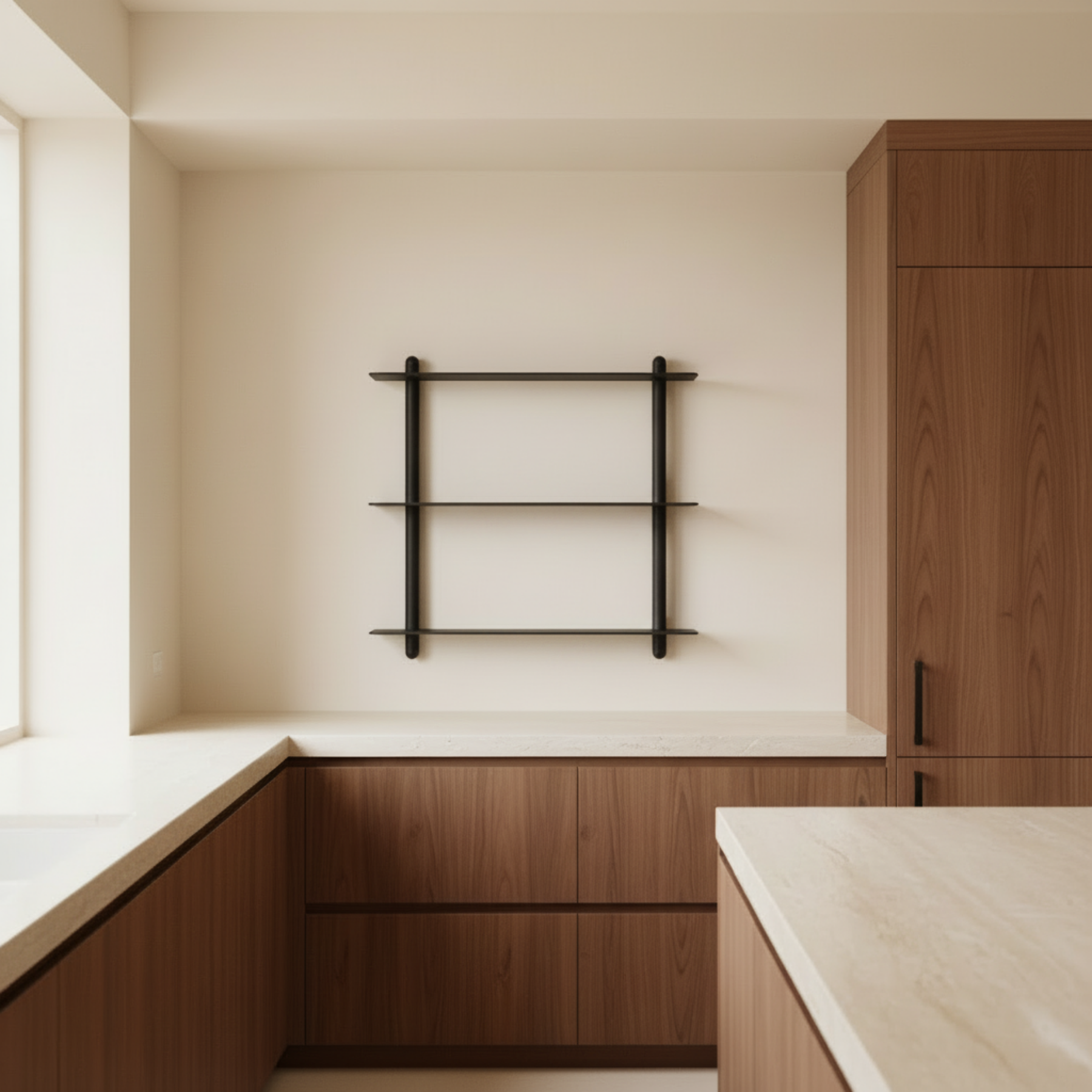 NIVO Shelf in Minimalist Kitchen - Empty