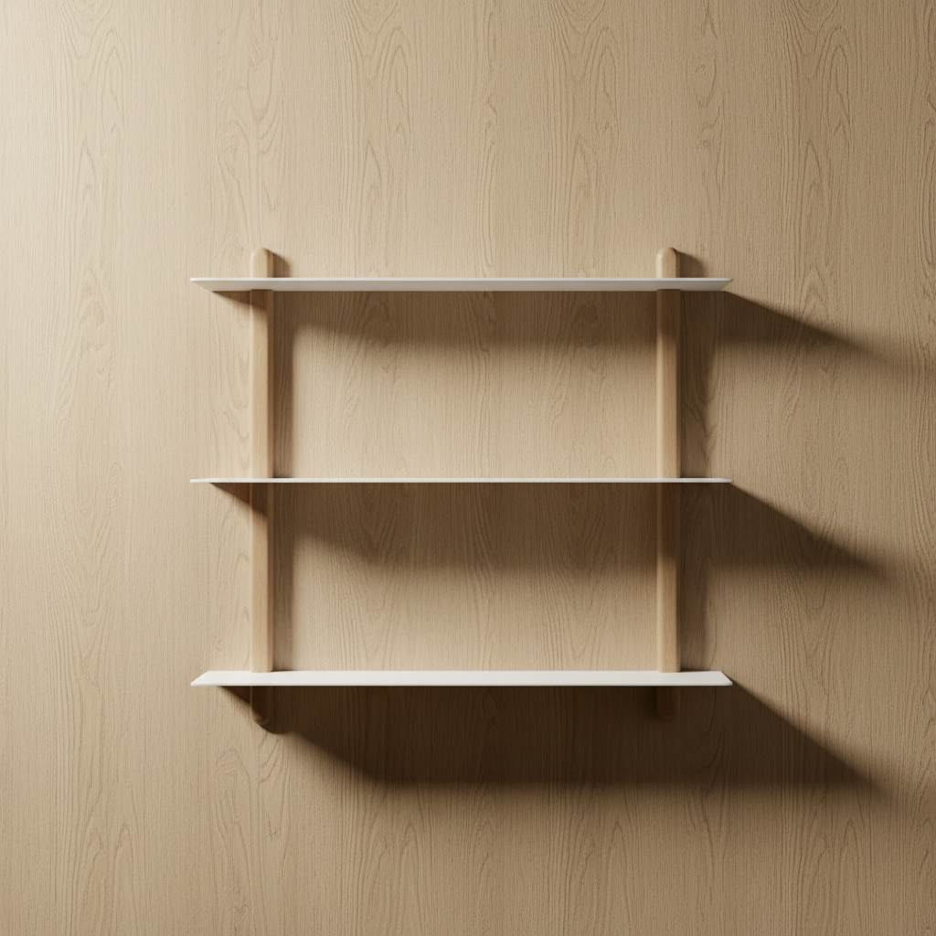 NIVO shelf large A on oak background