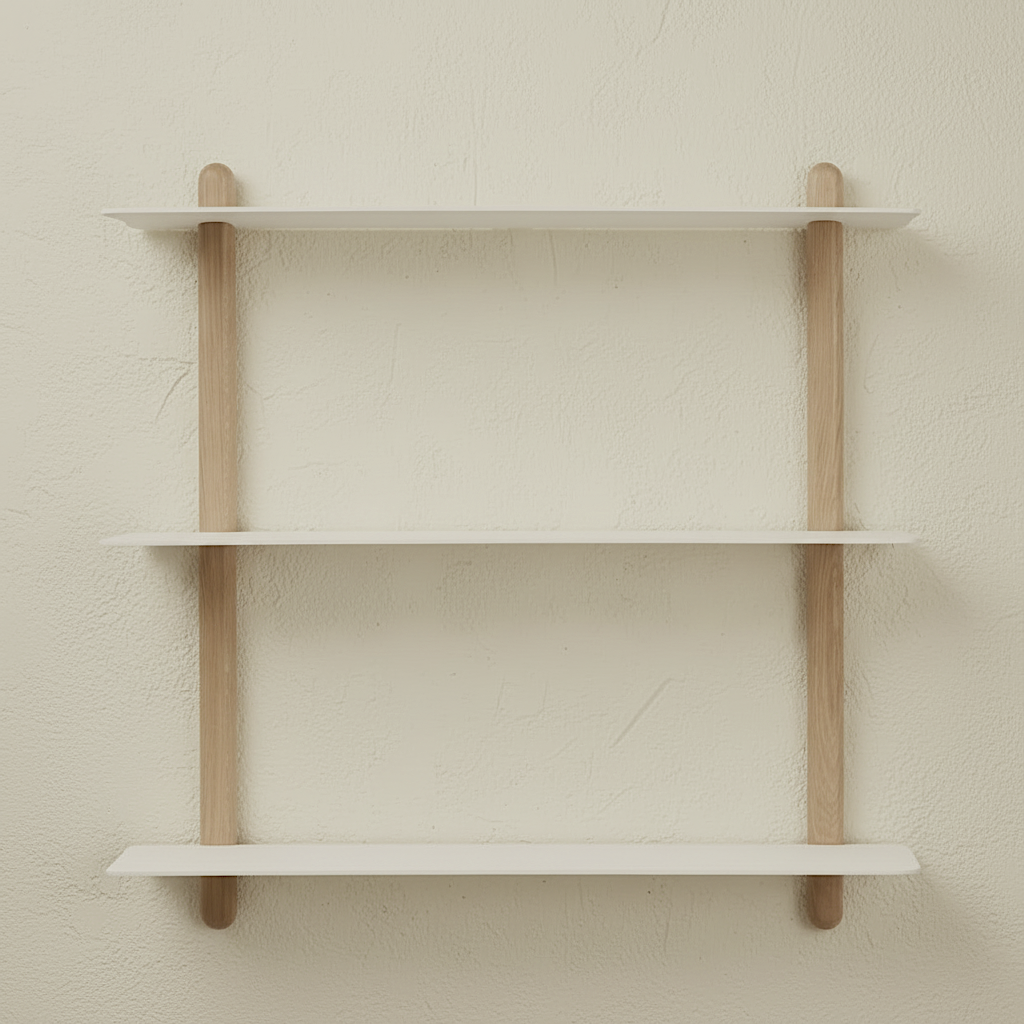 NIVO Shelf Large A - light oak/white