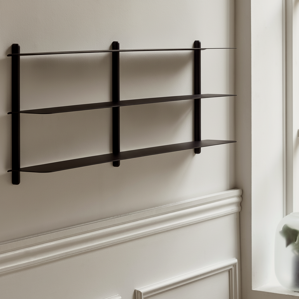 NIVO Shelf Large D - black ash/ black