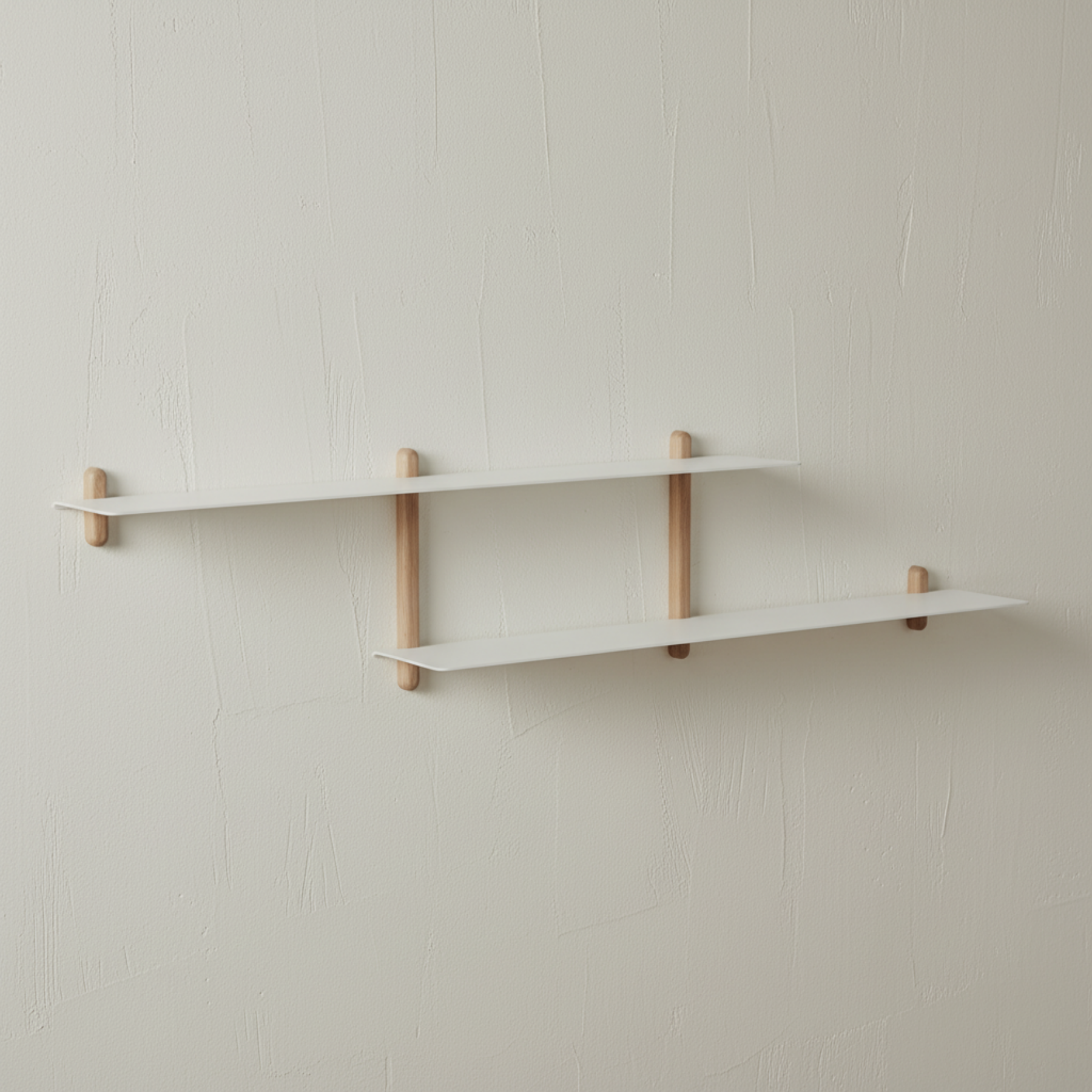 NIVO Shelf Small H - light oak/white