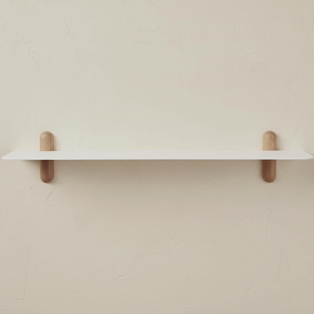 NIVO Shelf Small G - light oak/white