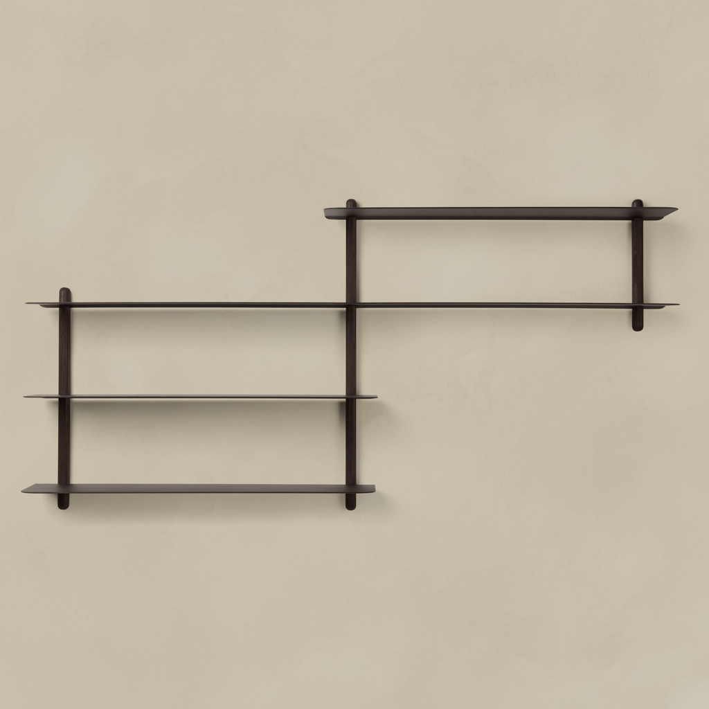 NIVO Shelf Small B - black ash/black