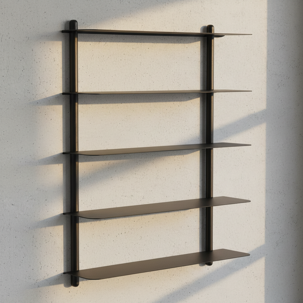 Nivo Shelf Small E flat against wall