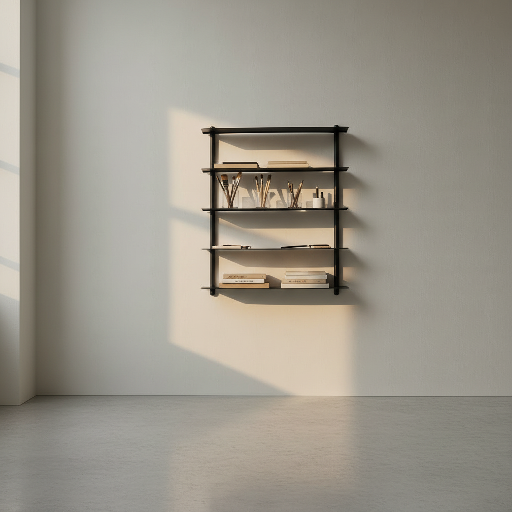 Nivo Shelf Small E in minimalist artist studio