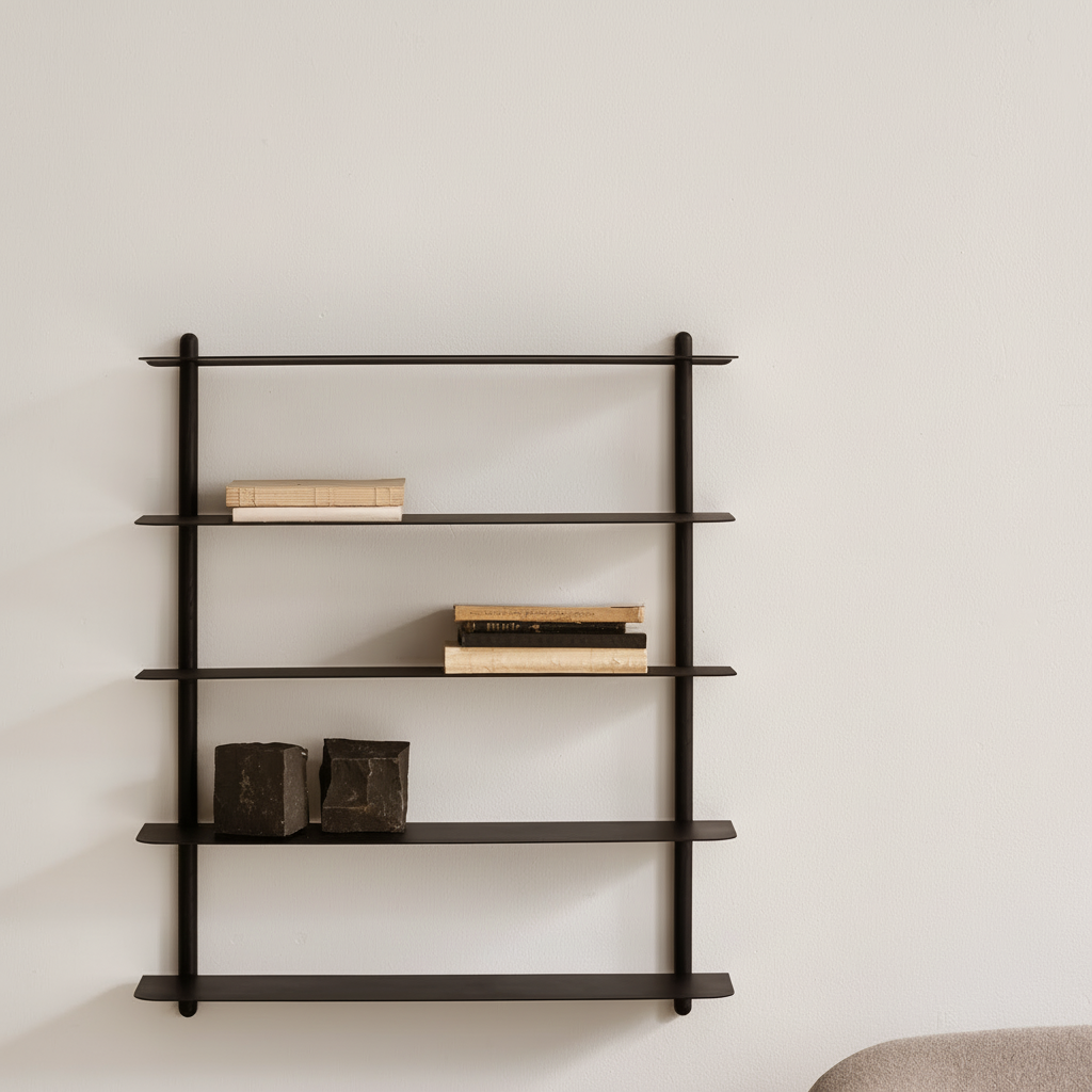Nivo Shelf Small E with vases removed