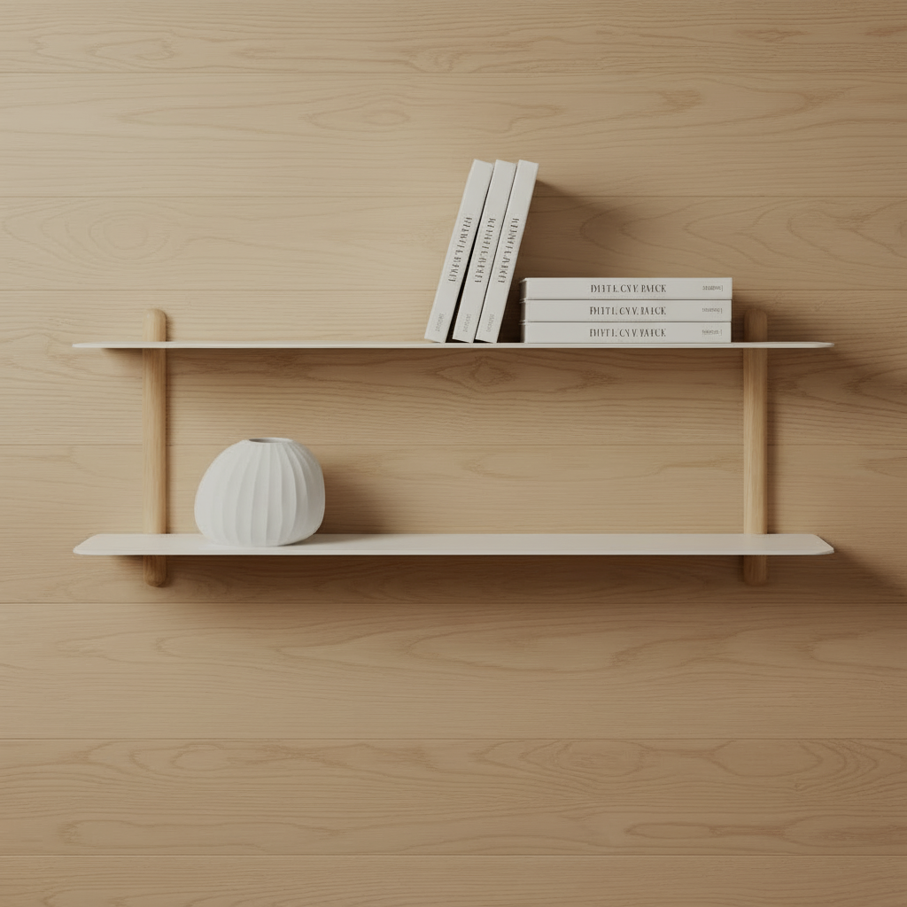 NIVO Shelf Small F - light oak/ white