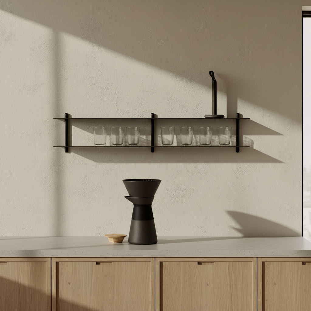 Theo coffee maker, slow brew - black