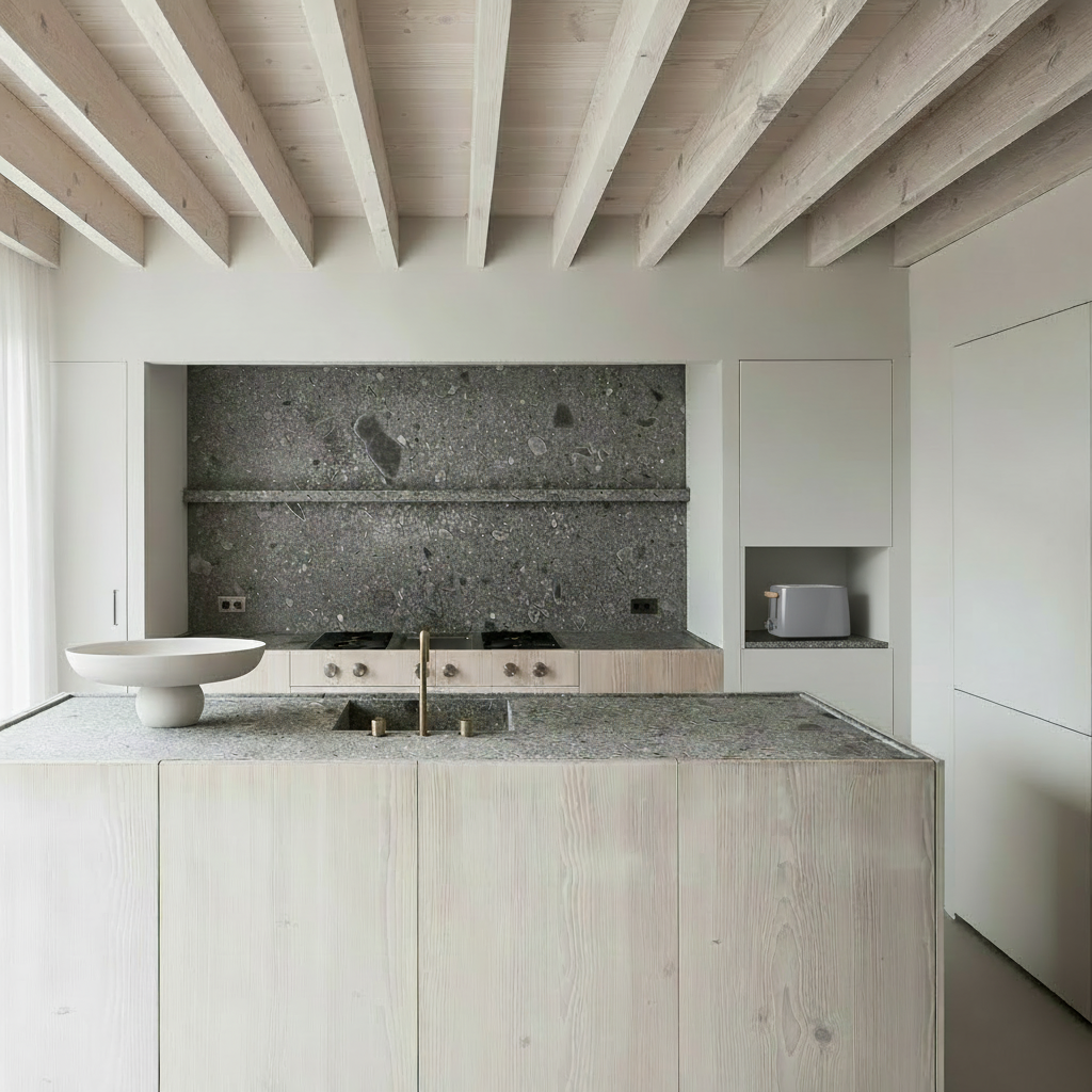 Nordic kitchen with Emma Toaster and Baburu Bowl