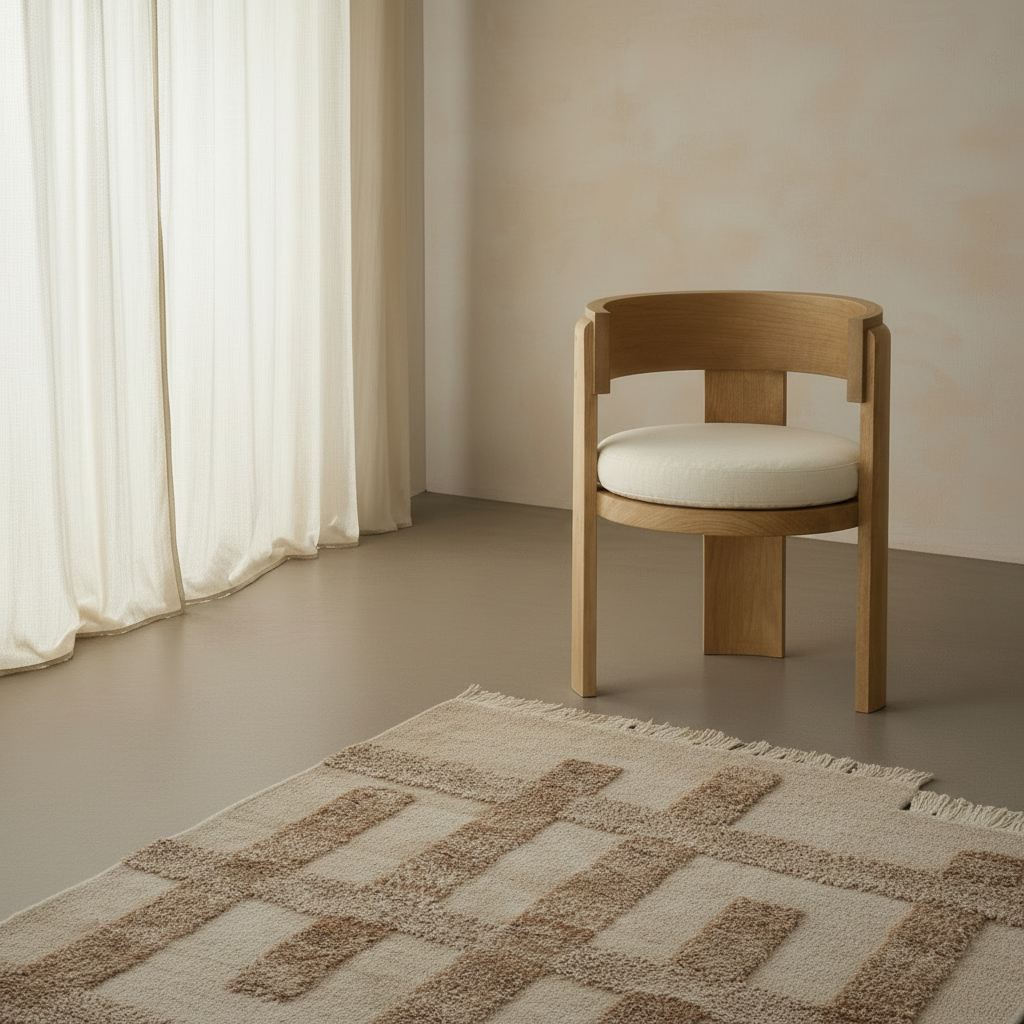 Nordic Room with Spina Chair and Valli Rug