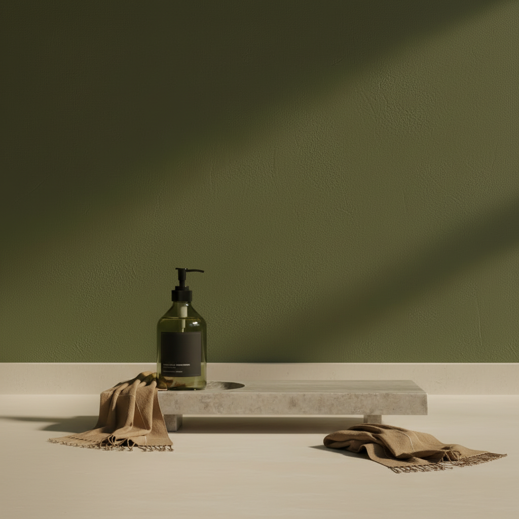 OKA Tray + Myrsky Towel on Counter — Right Side