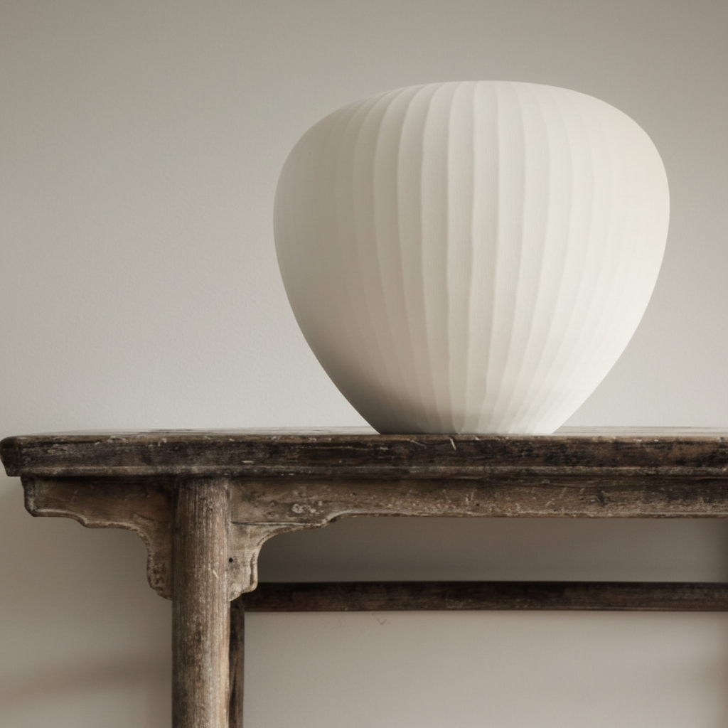 Organic Vase White