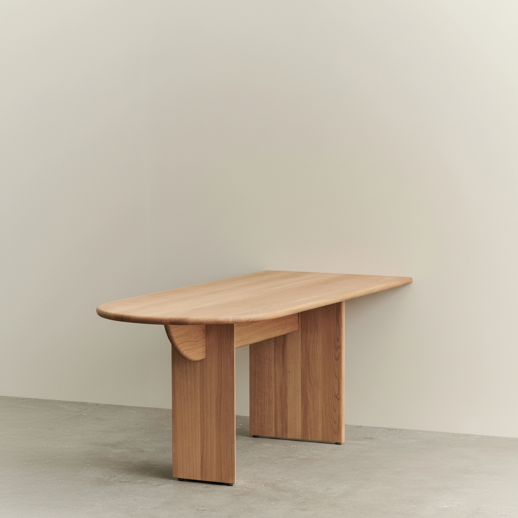 Pillabout Desk Oak - Clean Product Shot