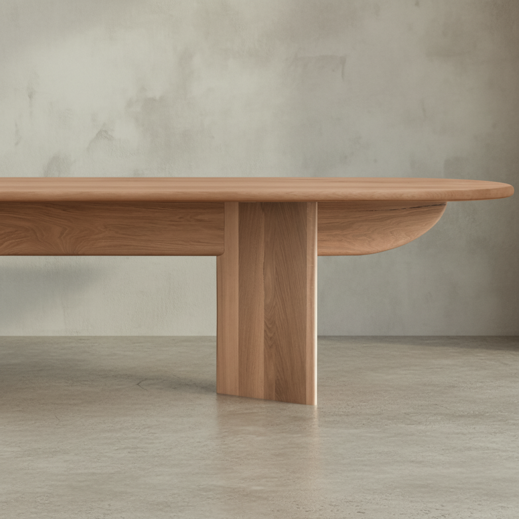 Pillabout Dining Table 04 - Natural Oak