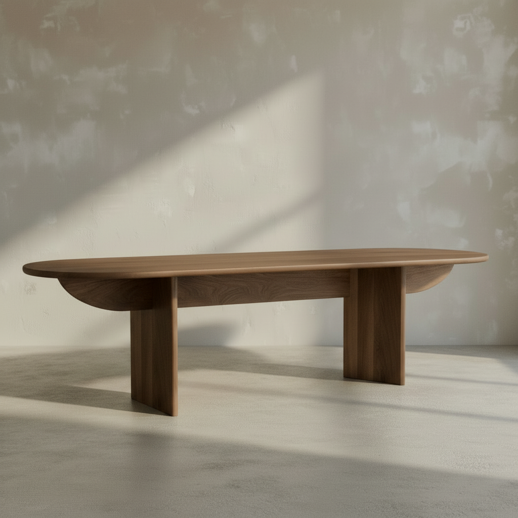 Pillar Dining Table - 3/4 Angle View