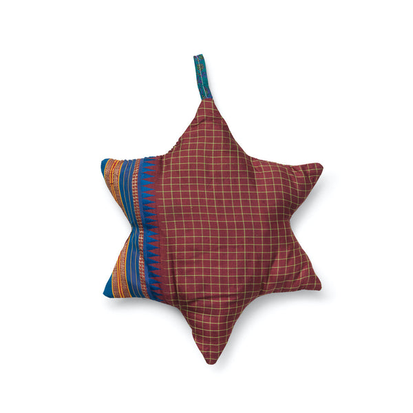 SUSTAIN vintage silk star,  medium. (box of 6)