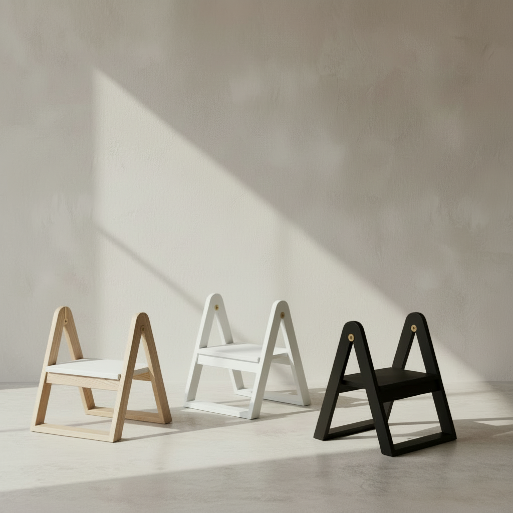 REECH Step Stools — Three Finishes, Strap-Free