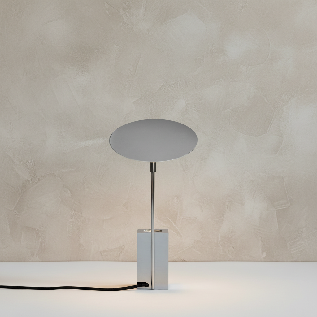 Reflect Table Lamp Chrome - Angle 2