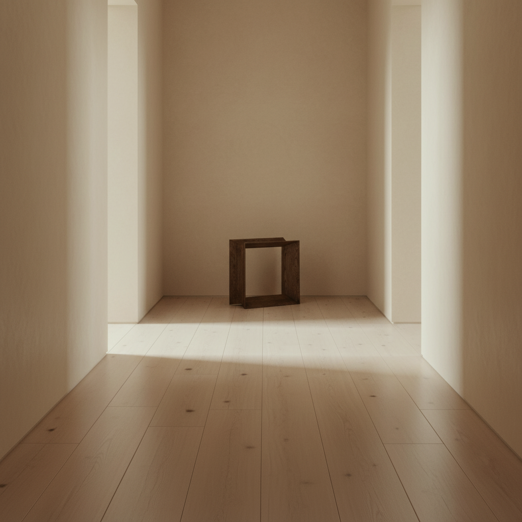 REFLEX Stool - Black Oil Solid Oak