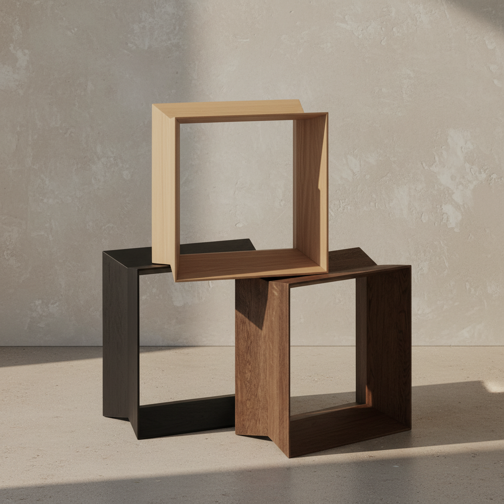 REFLEX Stool - Natural Oil Solid Oak