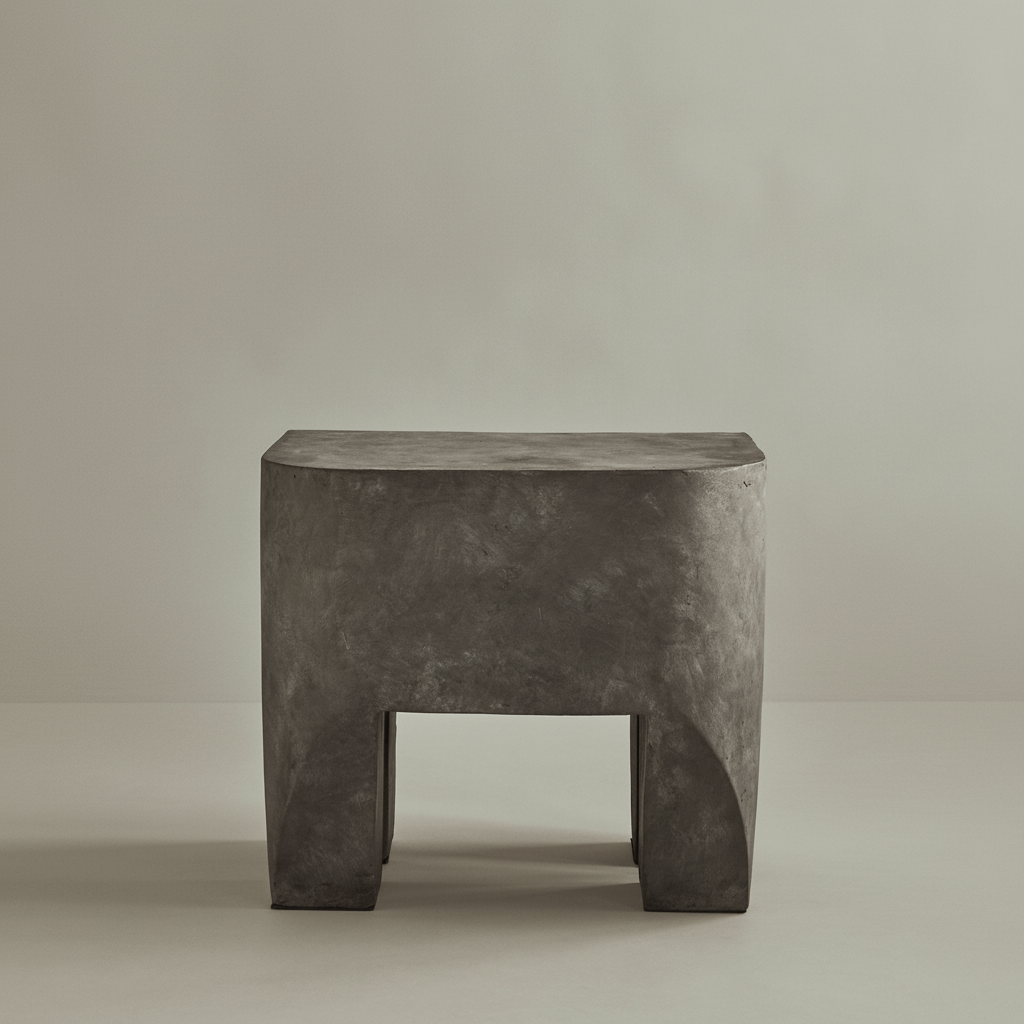 Sculpt Stool - Concrete