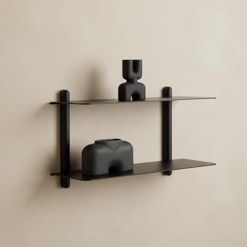 NIVO Shelf Large F - black ash/ black -20152