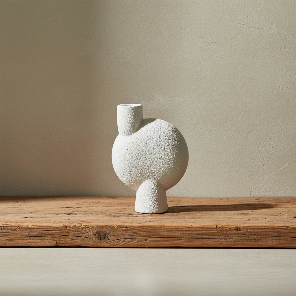 Sphere Vase — Corrected Tapering Base on Beam