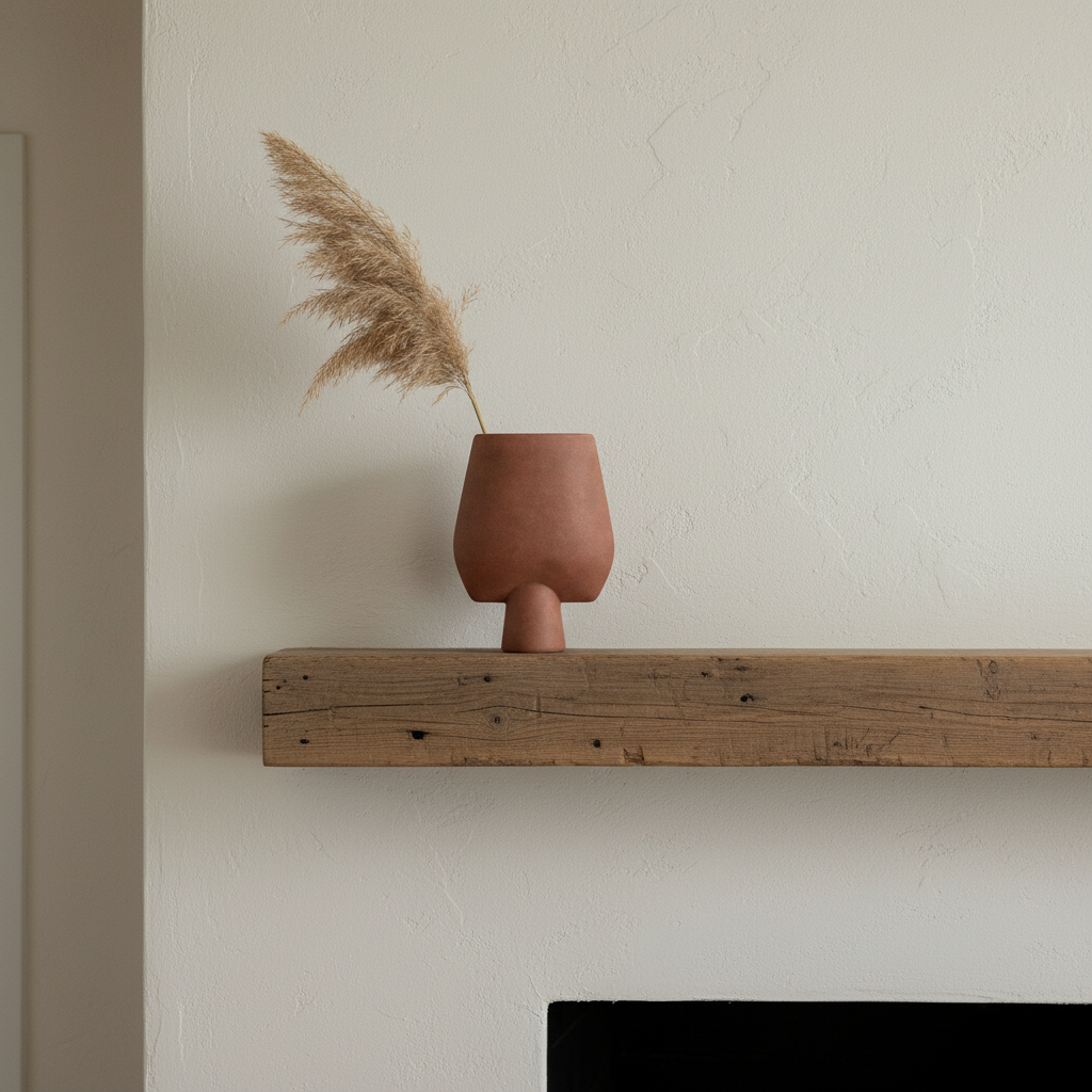 Sphere Vase Square Big on Mantel