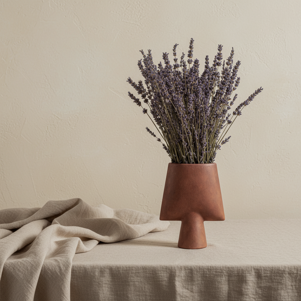 Sphere Vase Square, Mini - Terracotta