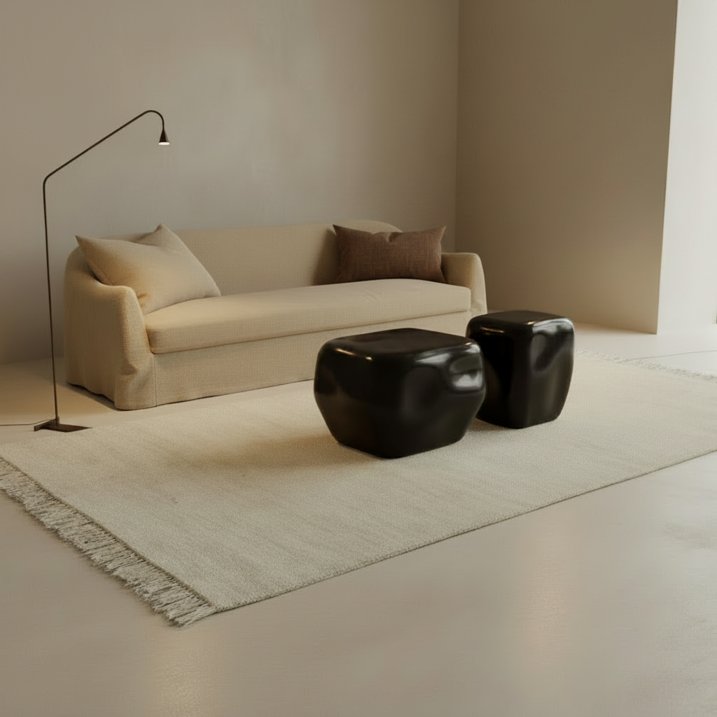 Ishi Coffee Table, Medio - High Glaze Coffee