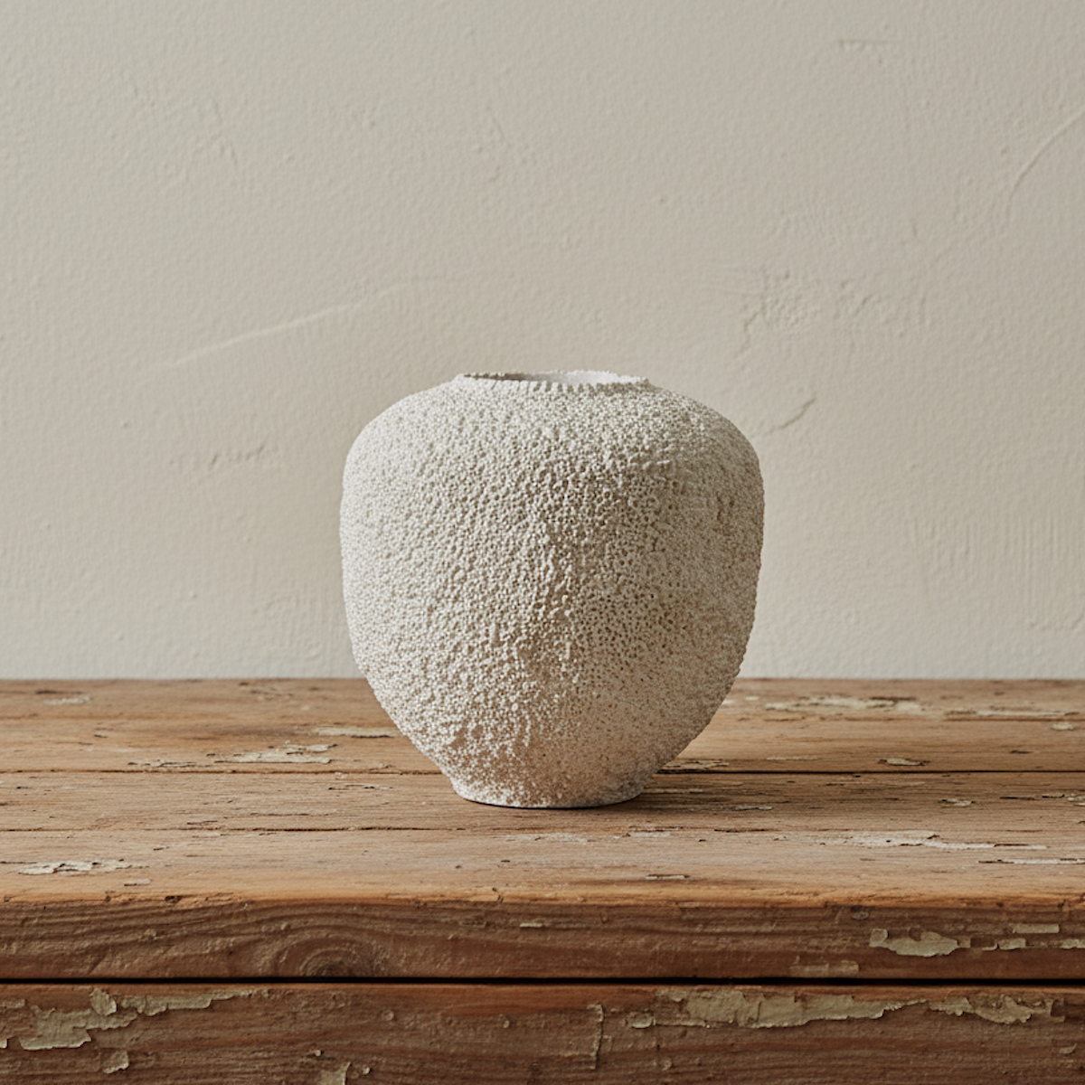 Sunao Vase, Medio - Beehive, Birch Finish