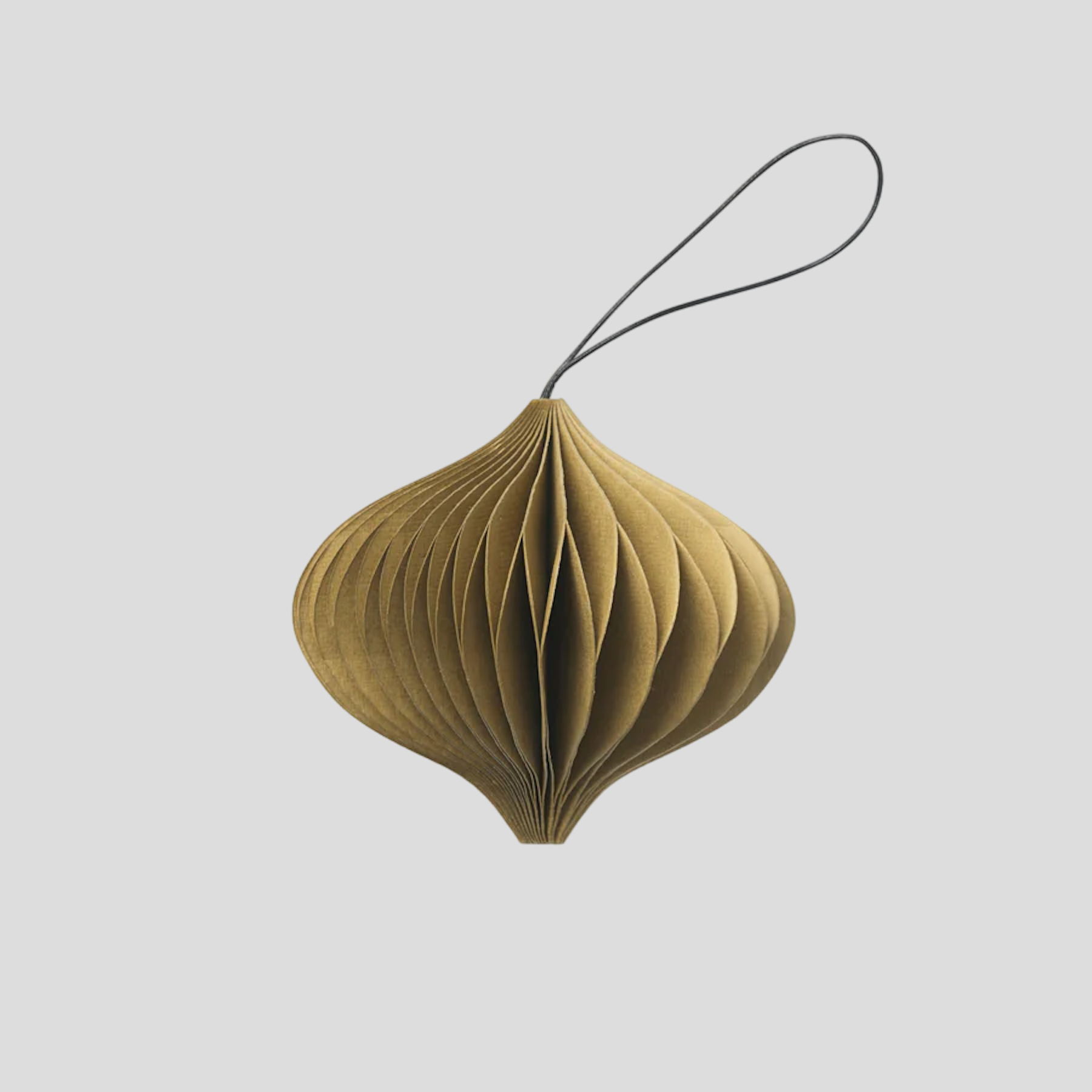 SUSTAIN folded ornament, onion camel. (box of 6)