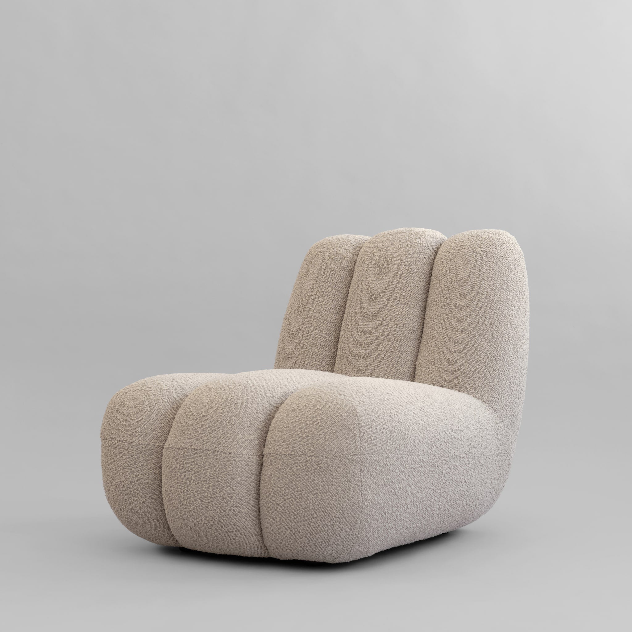 Toe Chair - Smoked Sand Bouclé