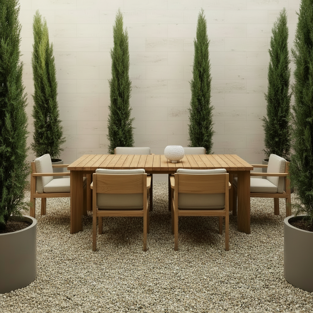 Timme Dining Set with Beehive pot
