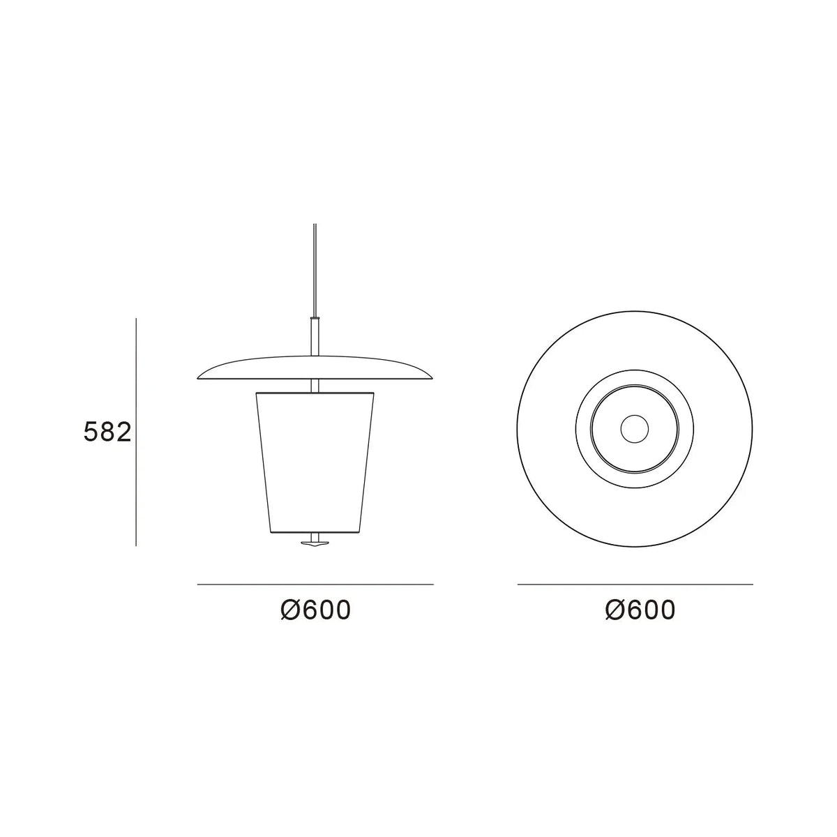 TOTON PENDANT 600 Bronze