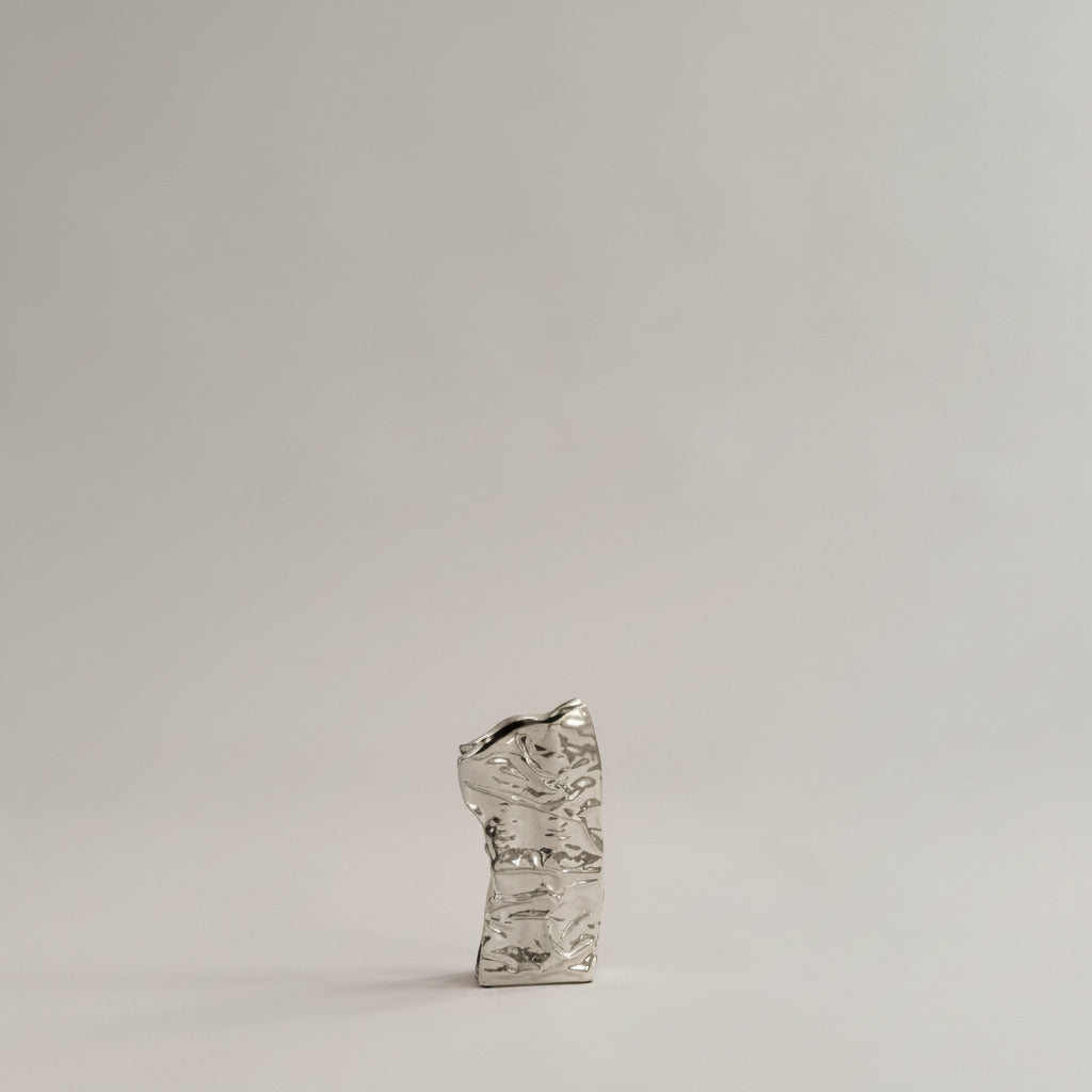 Kami Vase, Mini - Chrome