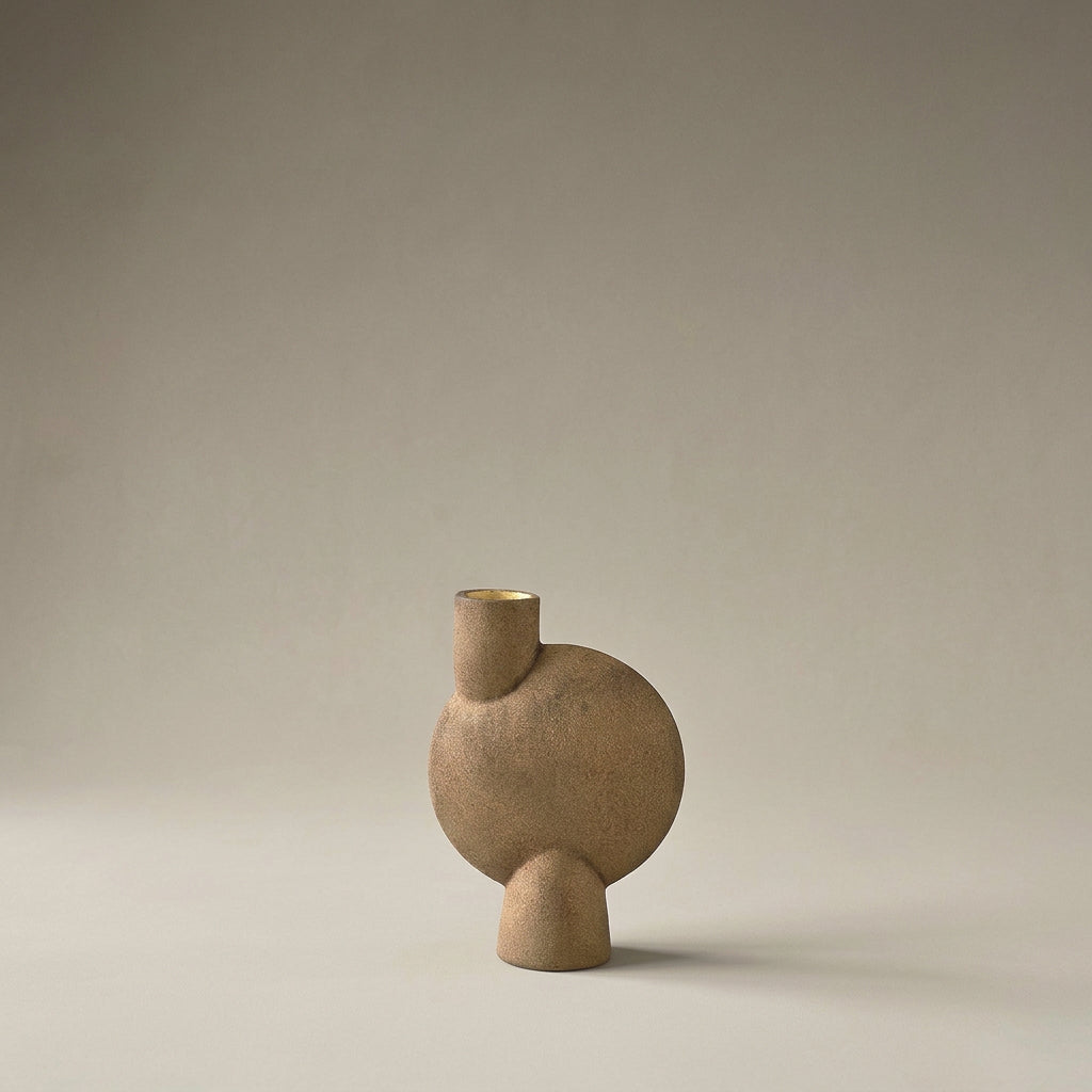 Sphere Vase Bubl, Medio - Ocher