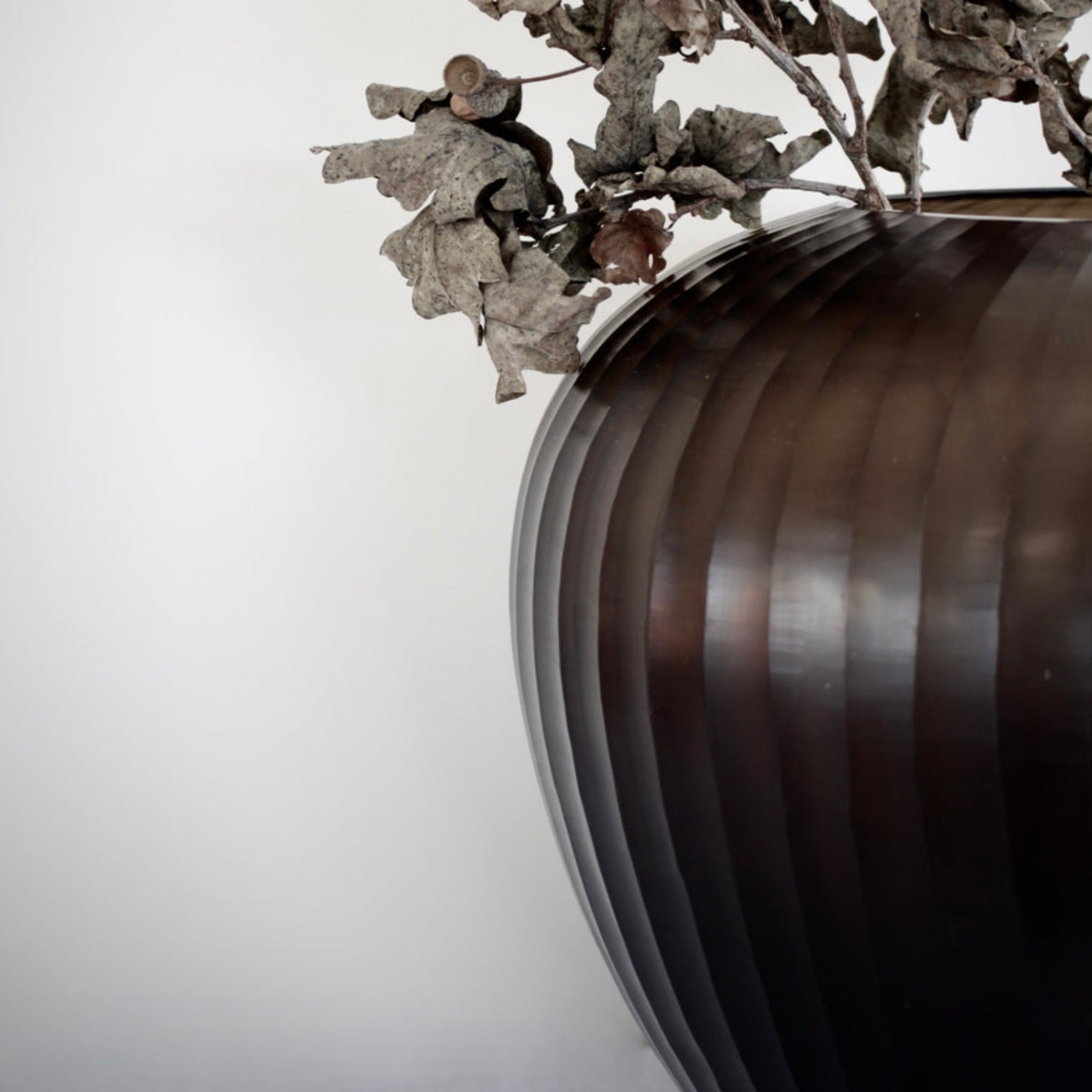 Organic vase 06 - black