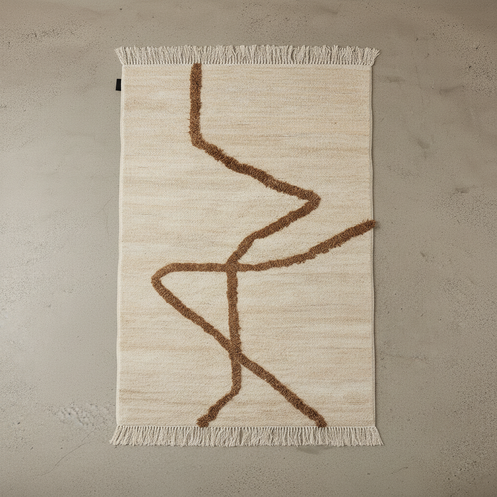 Vuoristo Rug — Overhead Flat Lay