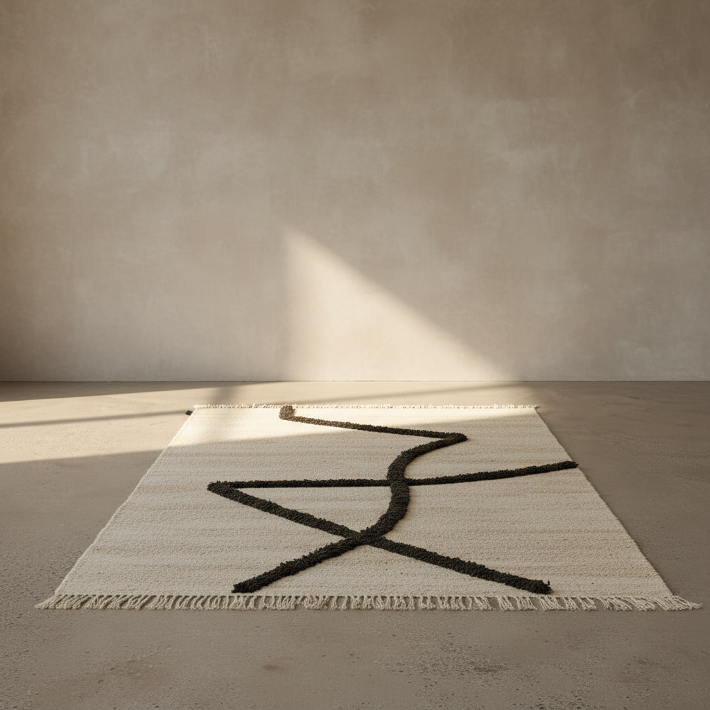 Vuoristo Woven Black — 3/5 Natural Daylight Down Angle