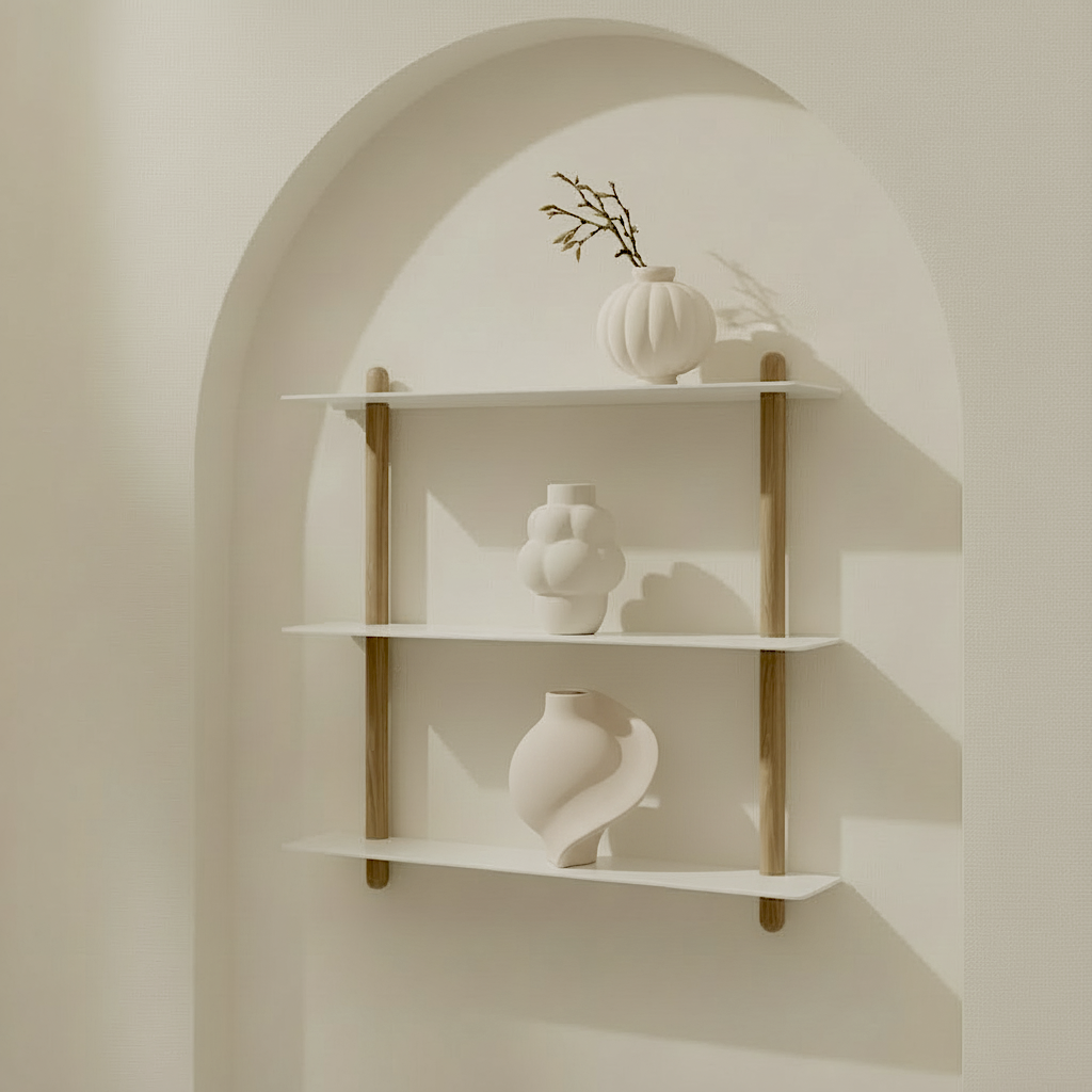 Balloon Vase 04 Petit Raw White