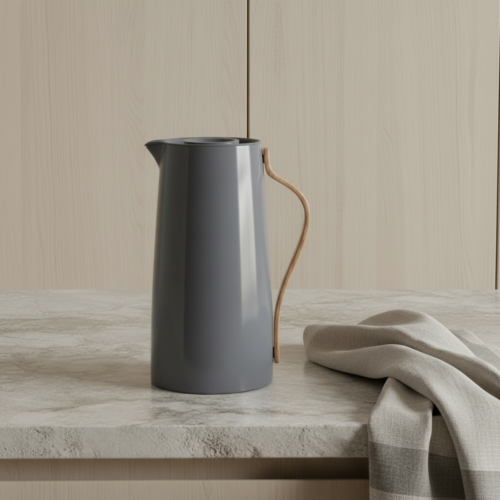 Emma vacuum jug, coffee 1.2L -  grey
